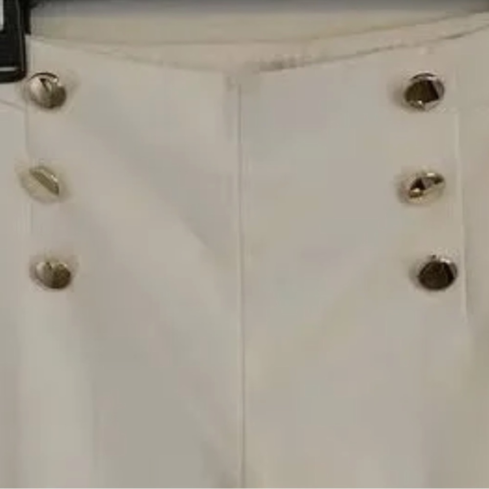 Jones New York  Plus Size 3XL Contemporary High Rise Boot Cut Sailor Cream Pants